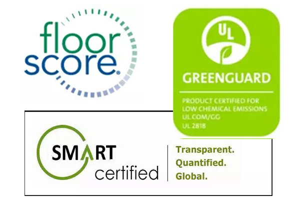 FloorScore、Greenguard、SMaRT產(chǎn)品認(rèn)證